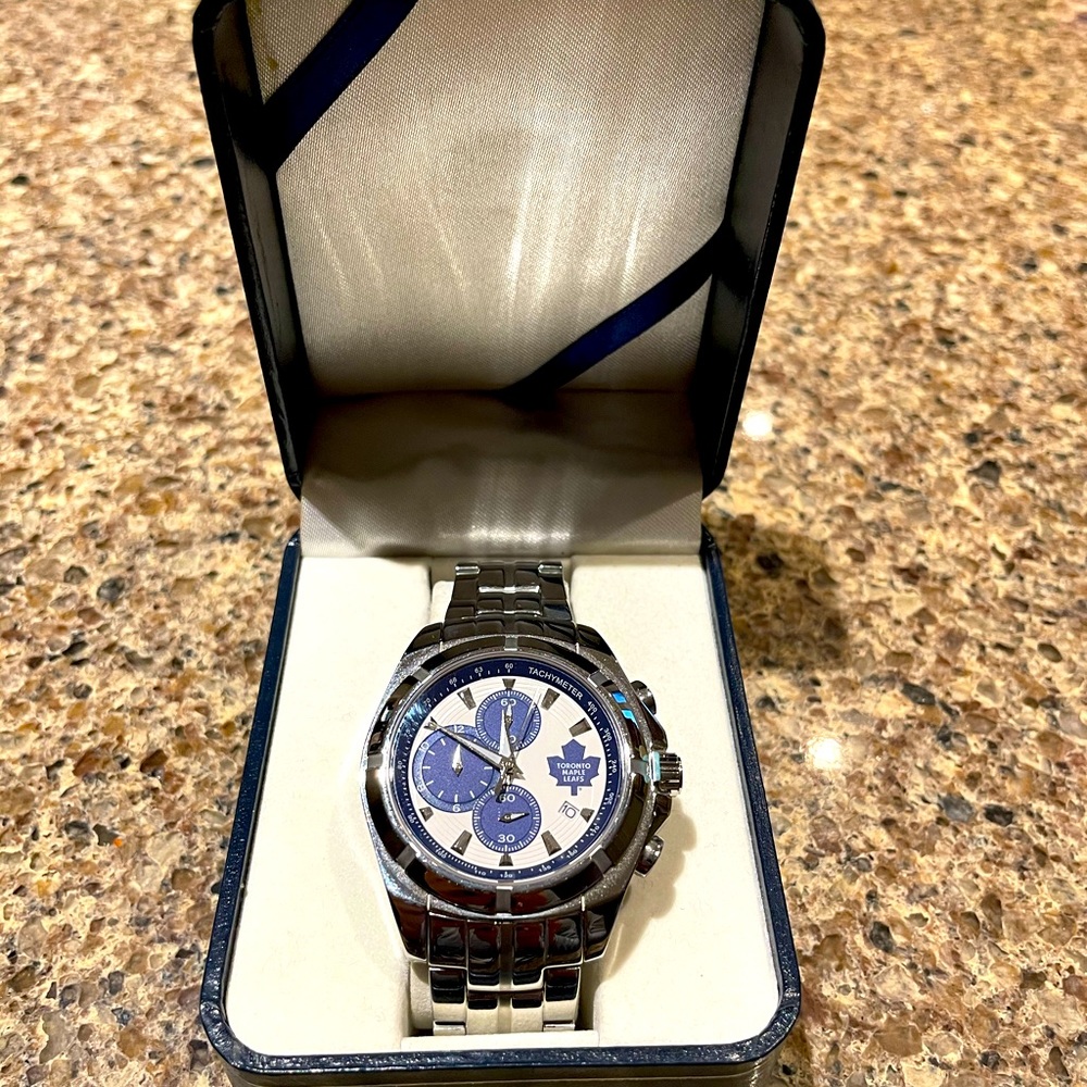 Toronto Maple Leafs Stainless Steel Watch